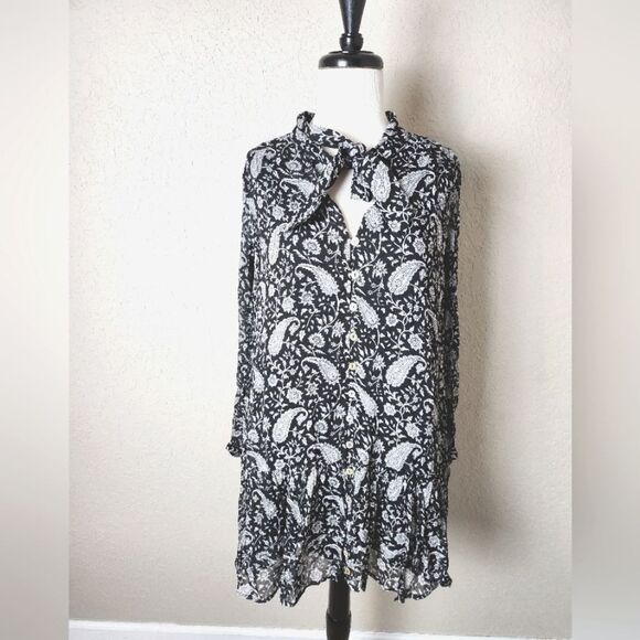 Cleobella Betz Floral Paisley Print Mini Dress Size XS - Picture 4 of 12